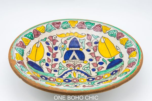 Moroccan Patterned Earthenware Bowls, Very beautiful moroccan antique decor