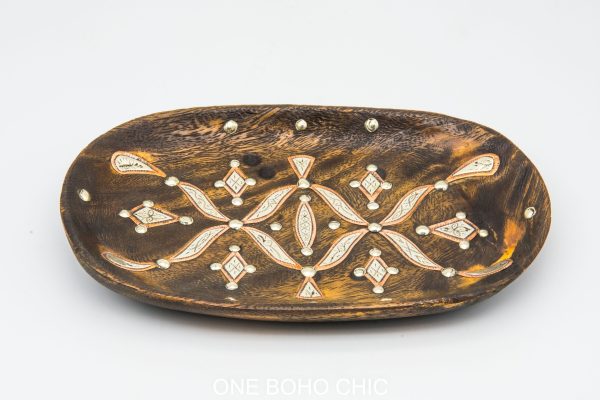 Moroccan Traditional Wooden Tray - Very beautiful moroccan antique decor