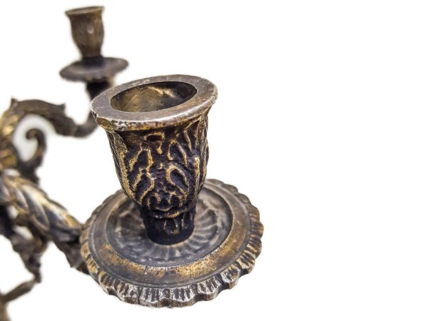 Rare candlestick jewish Art Decor Table