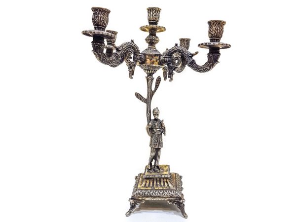 Rare candlestick jewish Art Decor Table