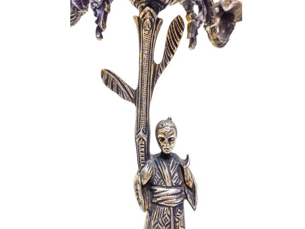 Rare candlestick jewish Art Decor Table