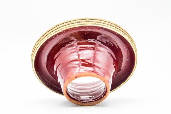 Old Moroccan Ceramic Ashtray Arabian Art chic luxurious Decor