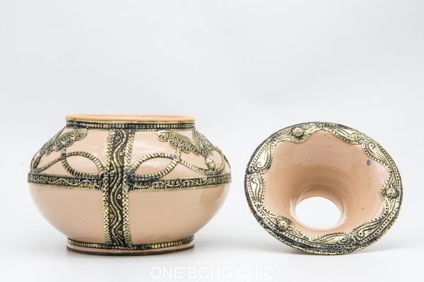 Moroccan ceramic Ashtray - Cigar Ashtray - handmade Ashtray - Vintage ceramic ashtray -Handmade Ceramic Ashtray - Moroccan decor