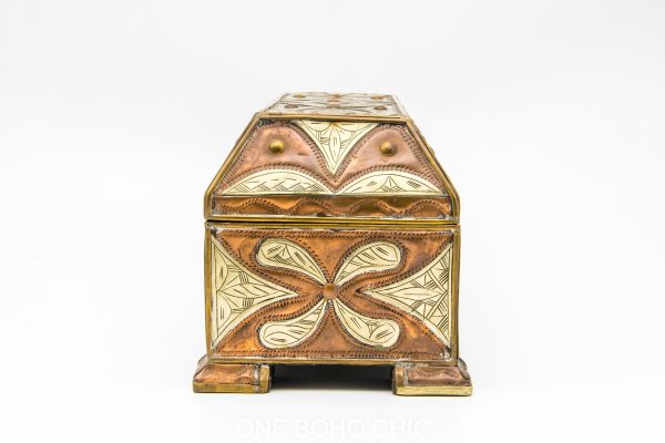 Vintage Moroccan chest - Moroccan Wooden Chest, moorish home decor
