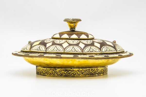 Very beautiful moroccan antique COPPER dinning set table decor