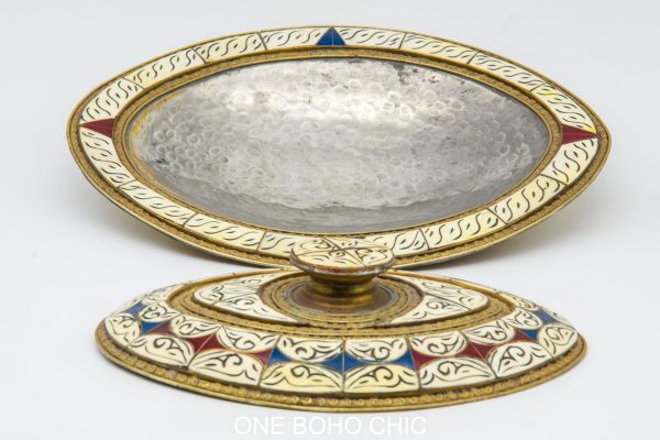Very beautiful moroccan antique COPPER dinning set table decor