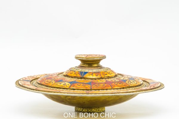 Very beautiful moroccan antique COPPER dinning set table decor