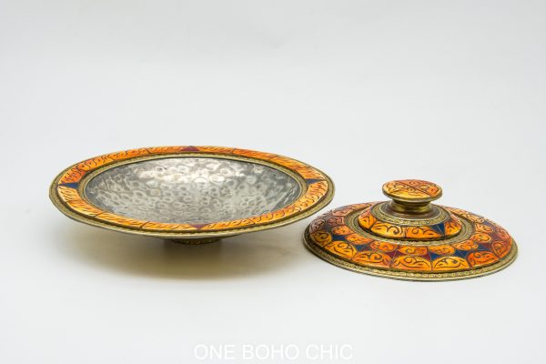 Very beautiful moroccan antique COPPER dinning set table decor