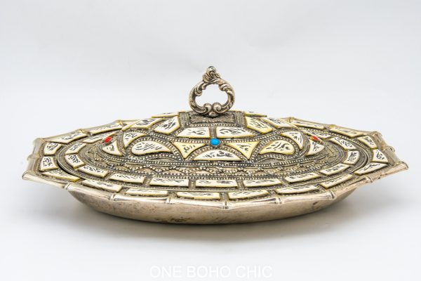 Very beautiful moroccan antique COPPER dinning set table decor