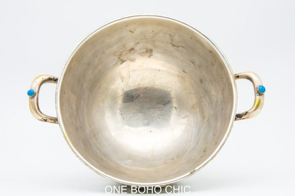 Antique moroccan Metal bowl - vintage copper bowl