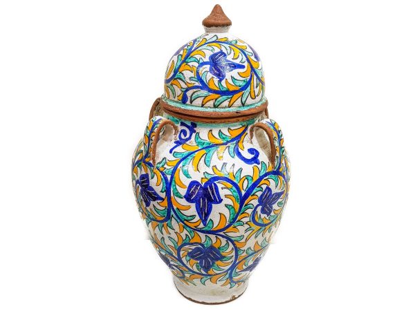 antique clay Pottery Pot Moroccan vase berber Arabian Art Decor Table