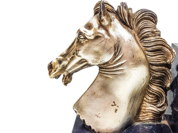 Arabian horse sculpture - Horse head statue - Antique Hirse figurine - horse head sculpture - Very beautiful moroccan antique decor