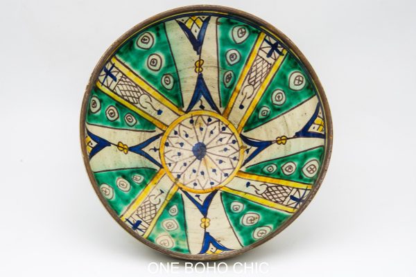 Moroccan Ceramic Bowl, Very beautiful moroccan antique decor