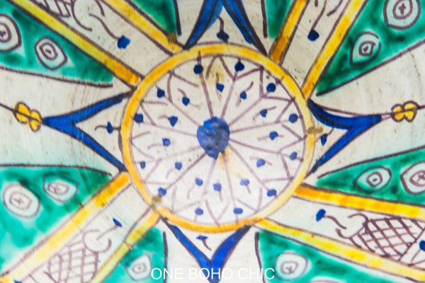 Moroccan Ceramic Bowl, Very beautiful moroccan antique decor