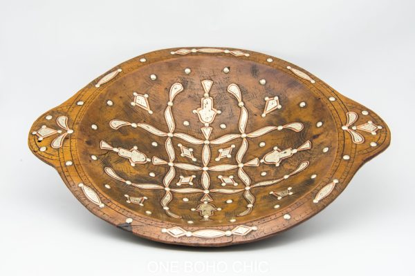 Moroccan Traditional Wooden Tray - Very beautiful moroccan antique decor