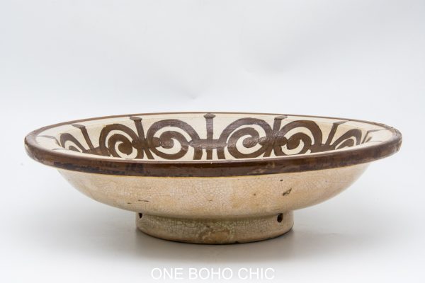 Moroccan Ceramic Bowl, Very beautiful moroccan antique decor