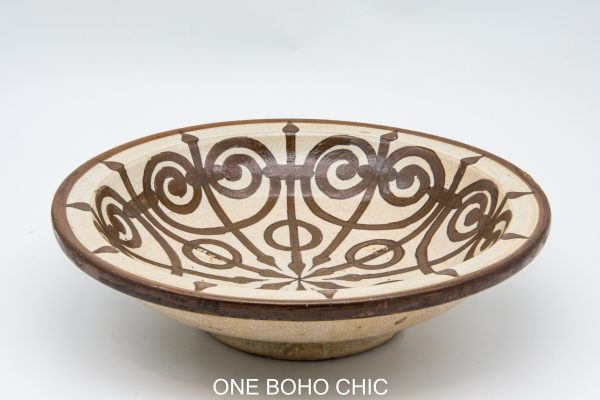 Moroccan Ceramic Bowl, Very beautiful moroccan antique decor