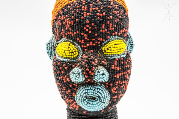 agate African FACE handmade sculpture, old african head figurine,black african history decor