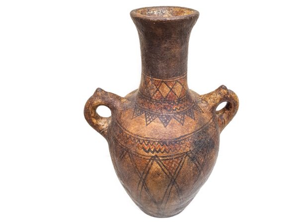 antique clay Pottery water Pot Moroccan vase berber Arabian Art Decor Table