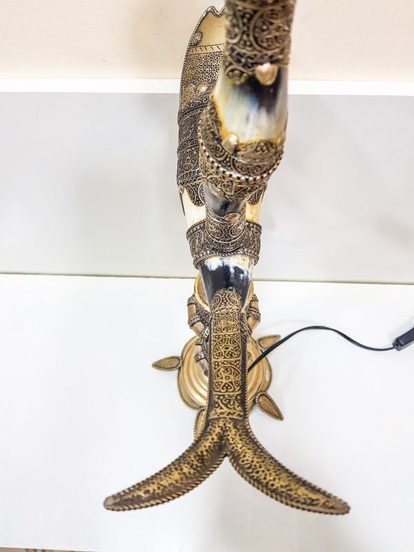 Rare candlestick moroccan Art Decor Table - Very beautiful moroccan antique decor