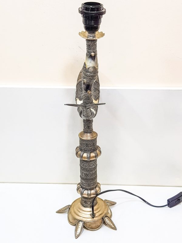Rare candlestick moroccan Art Decor Table - Very beautiful moroccan antique decor