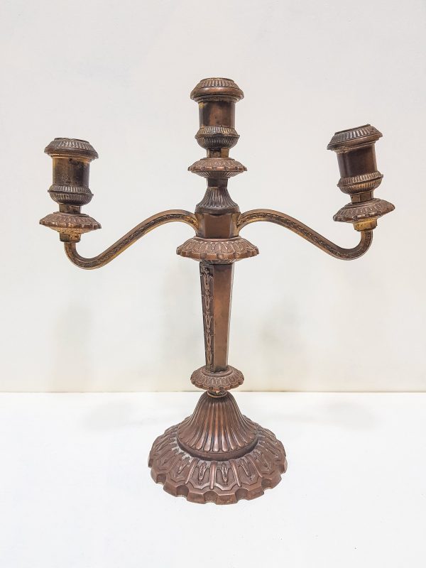 Rare candlestick jewish Art Decor Table
