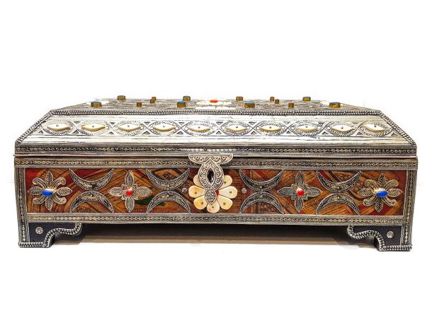 Mother Day Gift boxe from daughter - Vintage Moroccan chest - Moroccan Wooden Chest