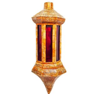 Antique Moroccan Wooden Lamp - Very beautiful moroccan antique WALL decor for palace