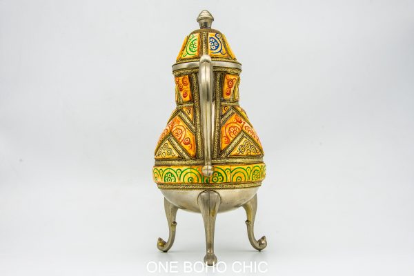 VINTAGE Moroccan Copper Teapot, Antique Copper Teapot Morocco, Moroccan Handmade Teapot