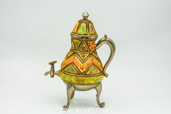 VINTAGE Moroccan Copper Teapot, Antique Copper Teapot Morocco, Moroccan Handmade Teapot