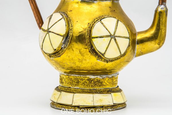 VINTAGE Moroccan Copper Teapot, Antique Copper Teapot Morocco, Moroccan Handmade Teapot