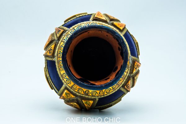 old moroccan berber jar to be used as office decor or to hold your love one ash