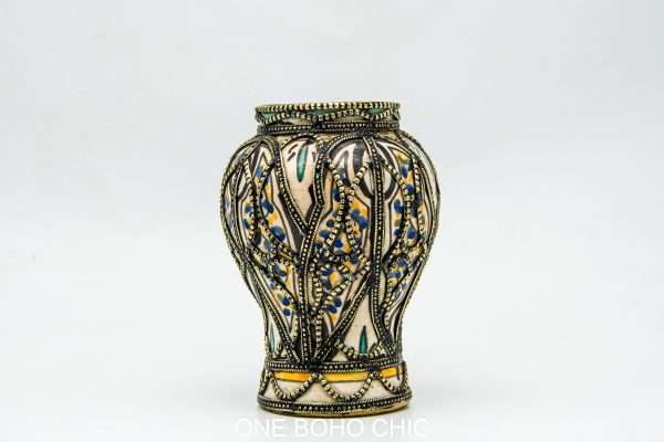 Old jar Pottery Pot Moroccan vase Arabian Art chic luxurious Decor