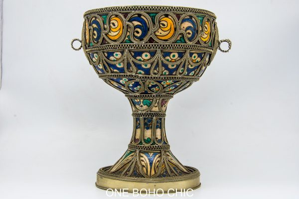 Old Pottery Pot Moroccan vase Arabian Art chic luxurious Decor