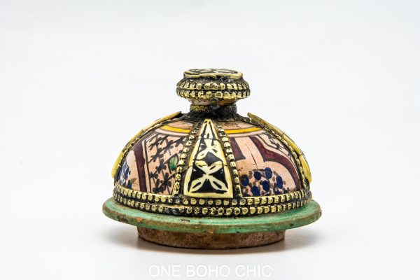 Old Moroccan ash jar Arabian Art chic luxurious Decor