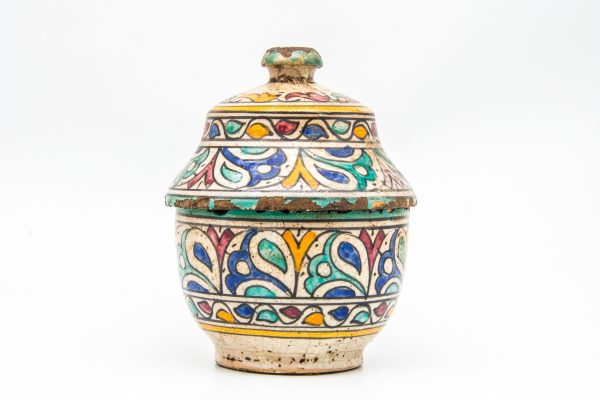 Old Moroccan Pottery vase Arabian Art chic luxurious Decor