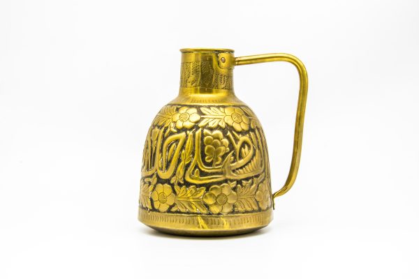Antique Copprer moroccan bottle berber Arabian Art Decor