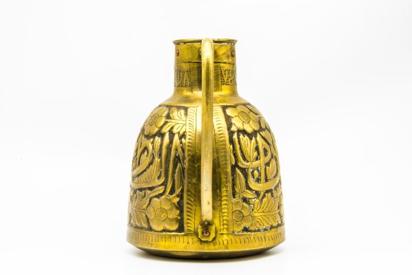 Antique Copprer moroccan bottle berber Arabian Art Decor