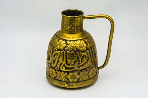 Antique Copprer moroccan bottle berber Arabian Art Decor