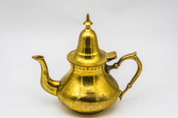 VINTAGE Moroccan Copper Teapot, Antique Copper Teapot Morocco, Moroccan Handmade Teapot