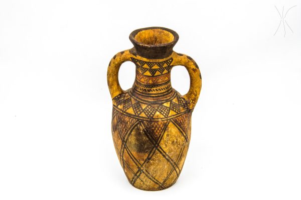 Antique water clay jar used by moroccan berber families