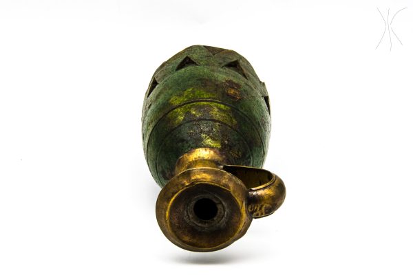 Vintage Moroccan copper Vase, Antique Copper Vase Morocco, Moroccan pottery vase