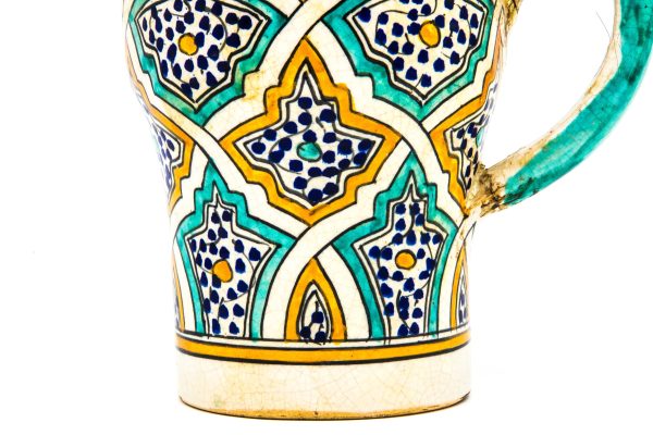 Vintage Pottery Pot Moroccan vase Arabian Art chic luxurious Decor