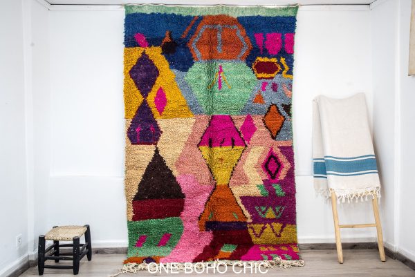 moroccan colorful rug,Tuft Rug, sheepskin rug,Nordic Geometric Rug, modern rug, tufted rug,dada rug