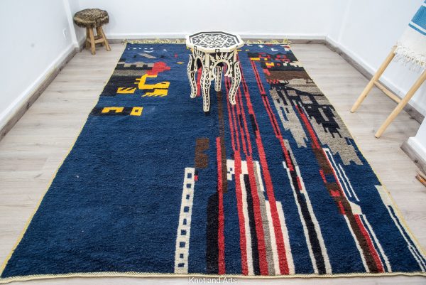 Colorful Moroccan rug,Tuft Rug, sheepskin rug,Nordic Geometric Rug, modern rug, tufted rug,dada rug