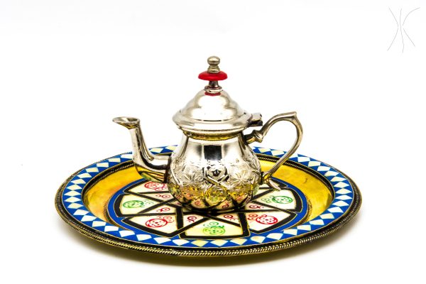 Moroccan Traditional Tray Decor - Moroccan tray for Tea - Very beautiful moroccan antique decor