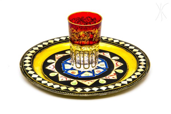 Moroccan Traditional Tray Decor - Moroccan tray for Tea - Very beautiful moroccan antique decor