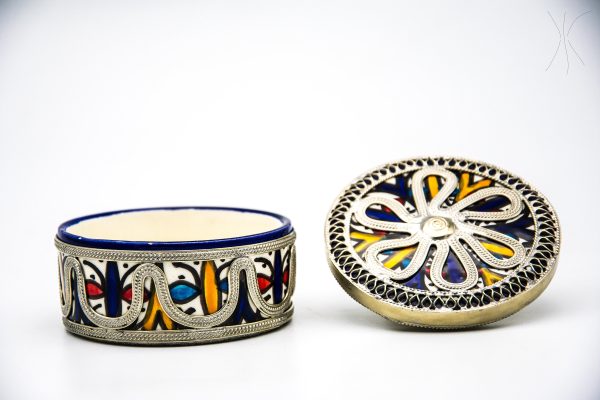 Moroccan Ceramic Box - Very beautiful moroccan antique decor