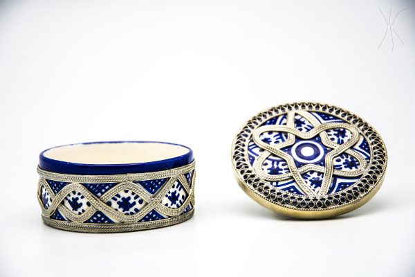 Moroccan Ceramic Box - Very beautiful moroccan antique decor