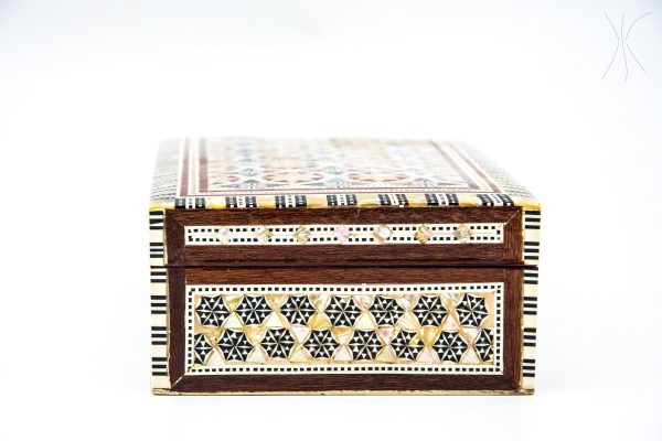 Chest ethnic handmade beautiful jewelery box with moroccan motif Very beautiful moroccan antique decor
